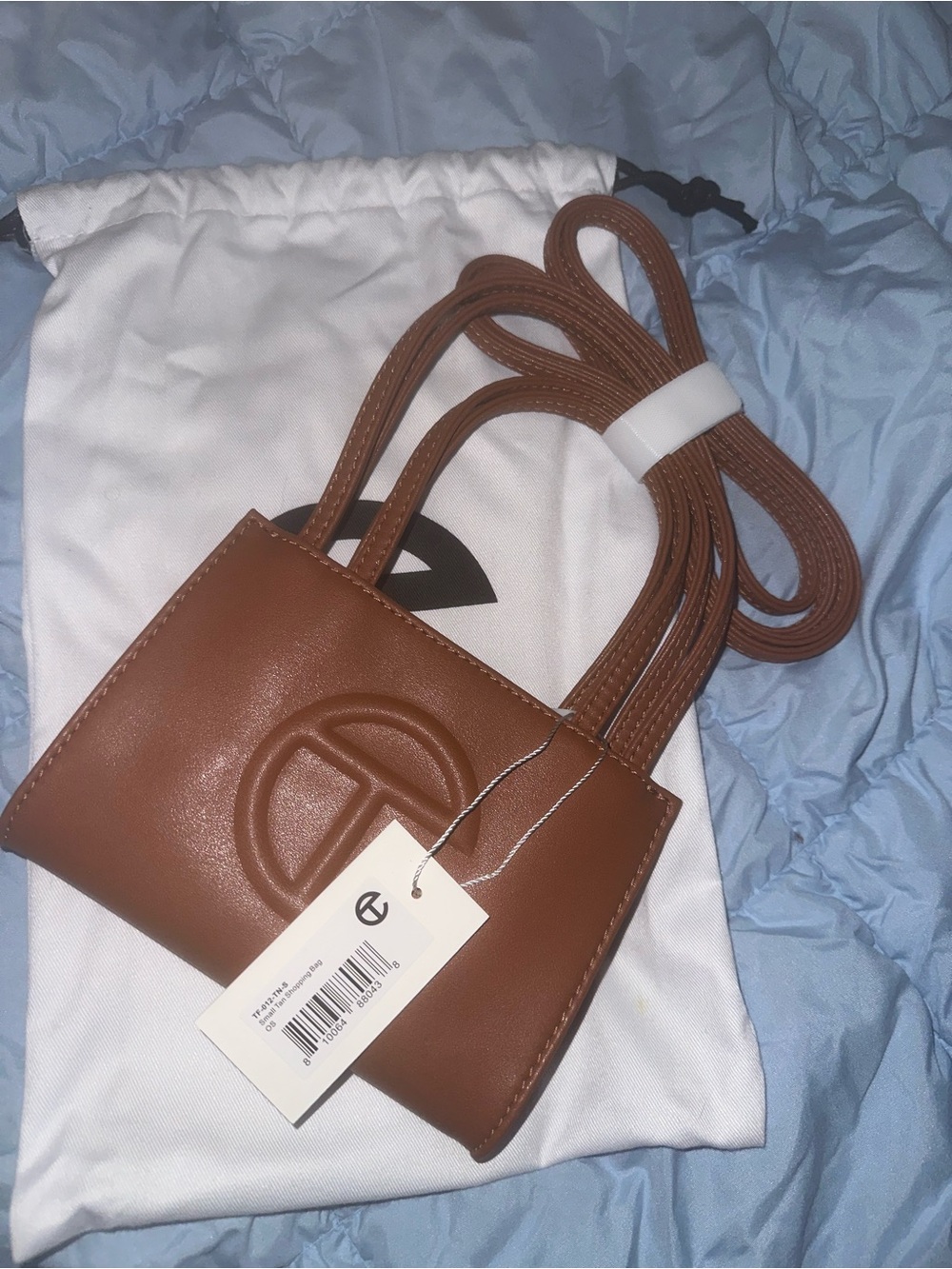 Telfar Small Shopping Bag Tan NWT | Dust Bag Included